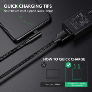 right angle usb type c cable