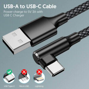 usb c right angle cable