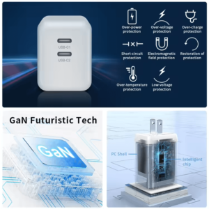 35w dual usb-c port power adapter